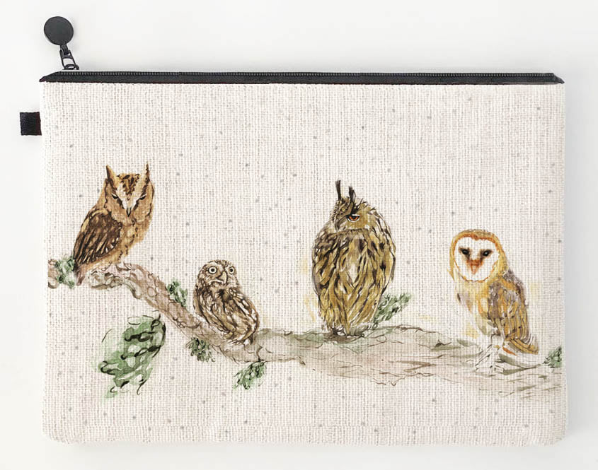 Make-up Bag - Owl Shapes 'n' Sizes