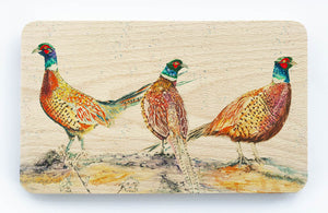 Beech Chopping Board - Pheasant Bouquet