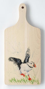 Paddle Chopping Board - Puffin Landin'