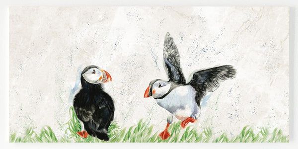 Ceramic Table Runner - Puffin Landin'