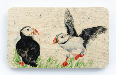 Beech Chopping Board - Puffin Landin'