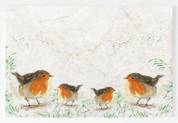 Small Sharing Board - Robin Family