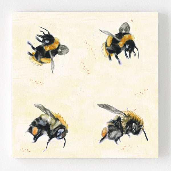 Ceramic Coaster - Scatter Bee
