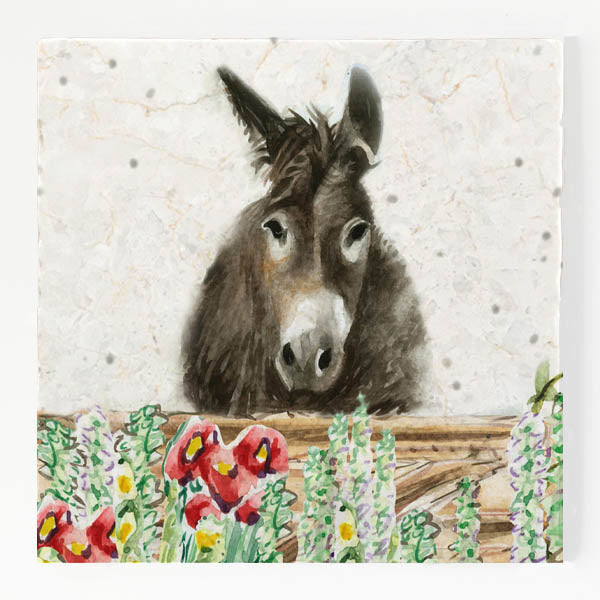 Small Trivet - Summer Donkey