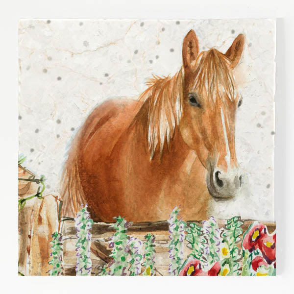 Small Trivet - Summer Horse
