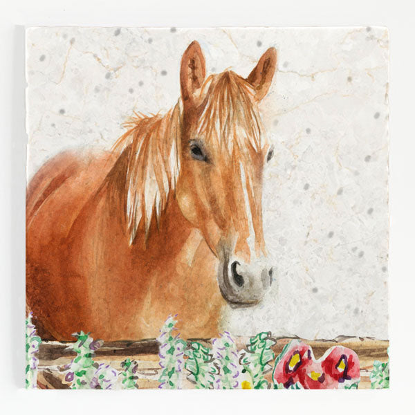 Large Trivet - Summer Horse