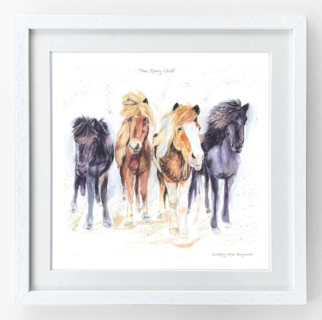 Fine Art Print - The Pony Club