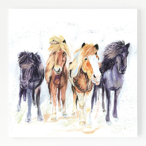 Ceramic Trivet - The Pony Club