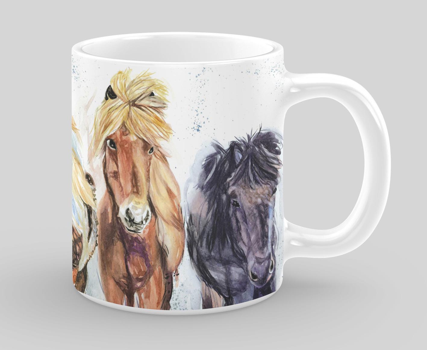 Fine Bone China Mug - The Pony Club