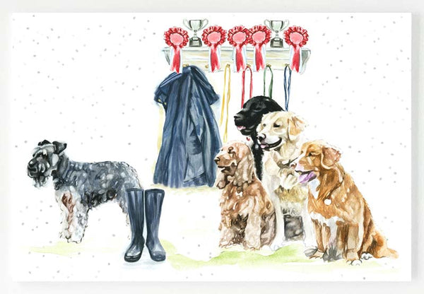 Ceramic Placemat - Waiting for Walkies