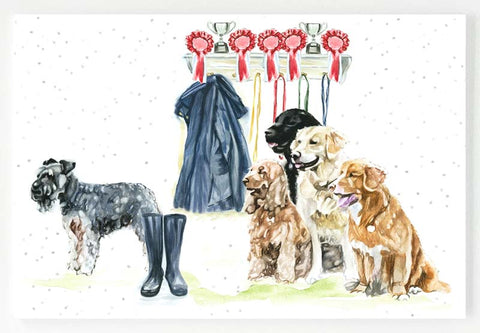 Ceramic Placemat - Waiting for Walkies