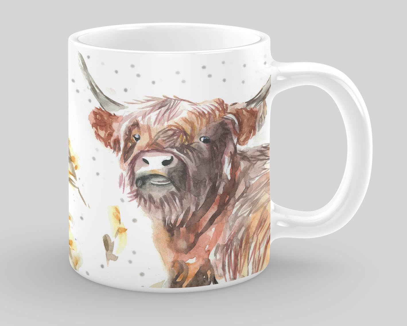 Fine Bone China Mug - Highland Hazel