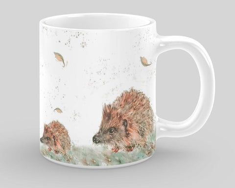 Fine Bone China Mug - Hedgehog Family