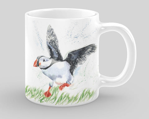 Fine Bone China Mug - Puffin Landin'