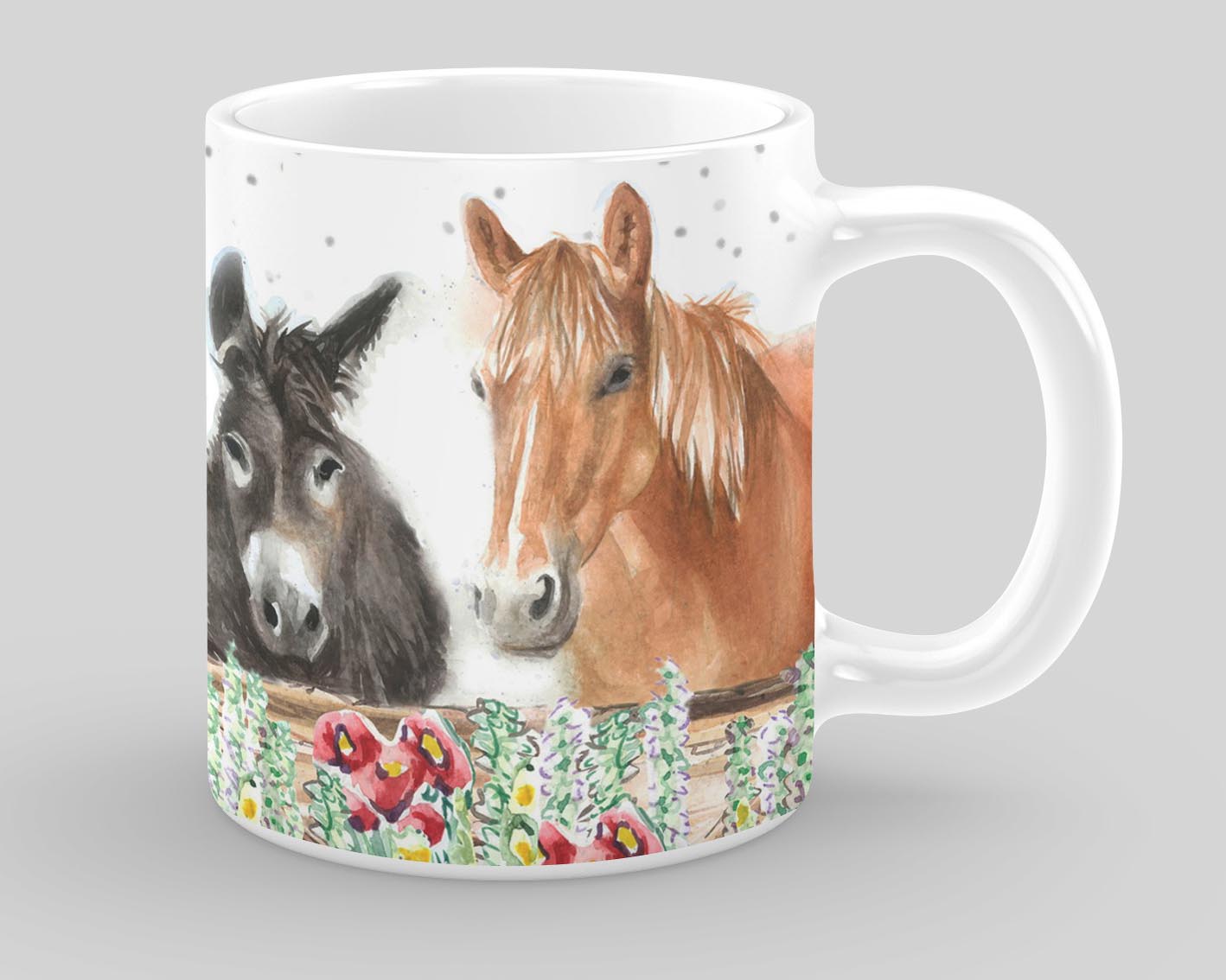 Fine Bone China Mug - Summer Field