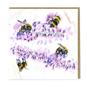 Greetings Card - A Study in Bee