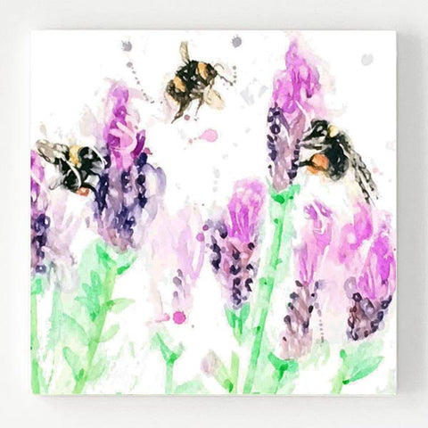 Ceramic Coaster - Beeing Around Lavender