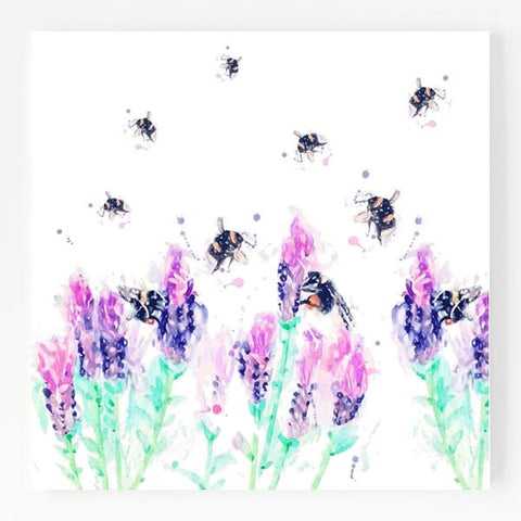 Ceramic Trivet - Beeing Around Lavender