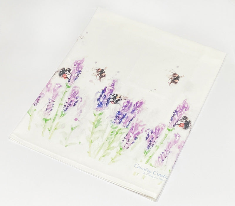Tea Towel - Beeing Around Lavender
