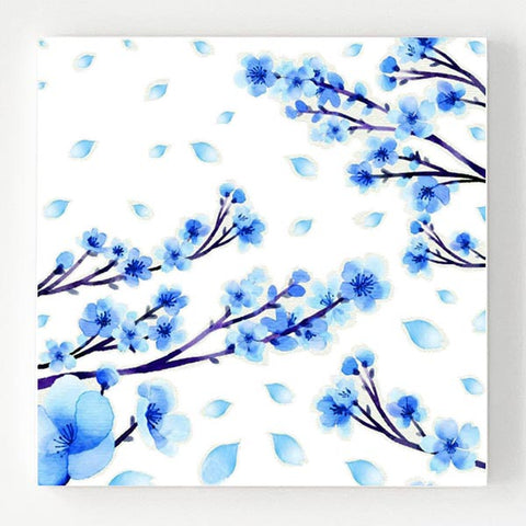 Ceramic Coaster - Blue Blossom