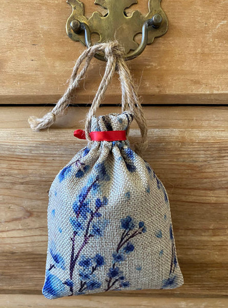 Natural Lavender Bag - Blue Blossom