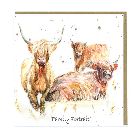 Greetings Card - Family Portrait