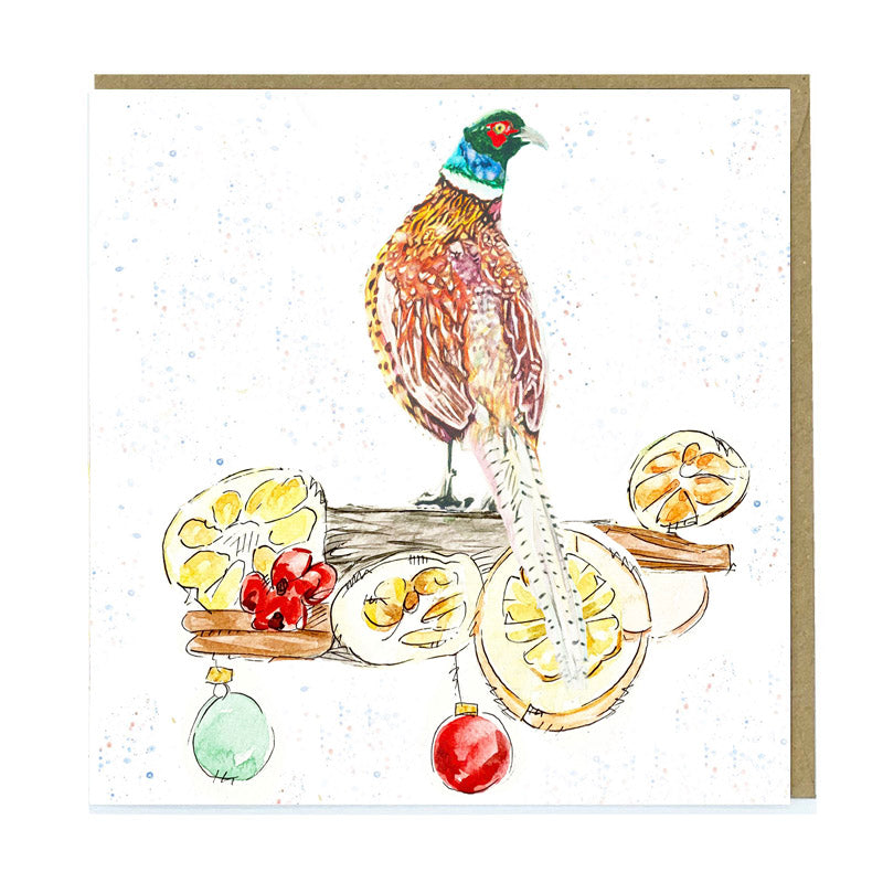 Gift Card - Festive Pheasant