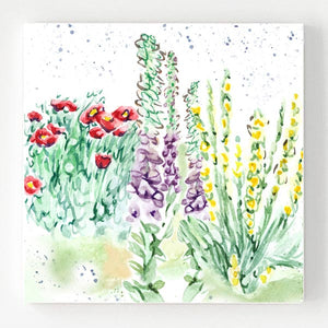 Ceramic Coaster - Floral Splash