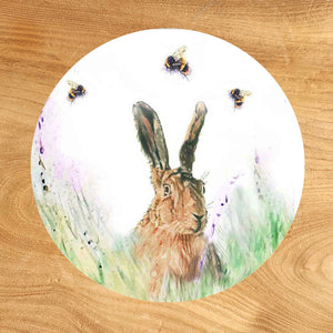 Glass Coaster - Hare 'n' Seek