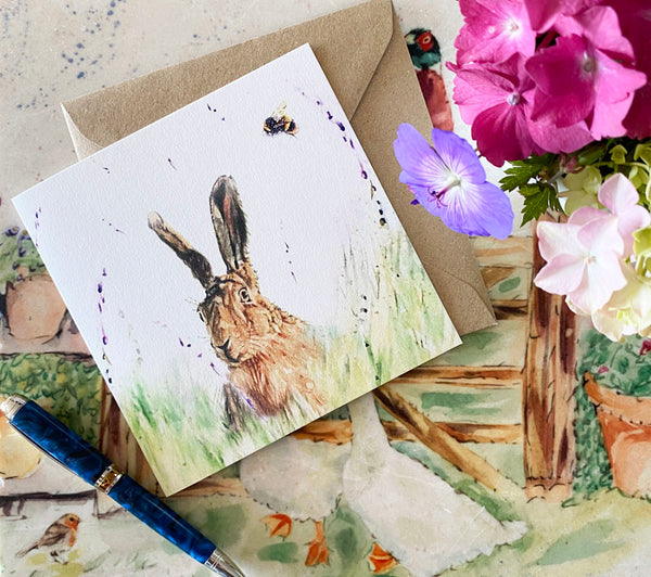 Greetings Card - Hare 'n' Seek