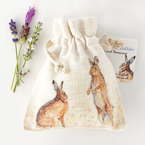 Cream Lavender Bag - Harvest Hares