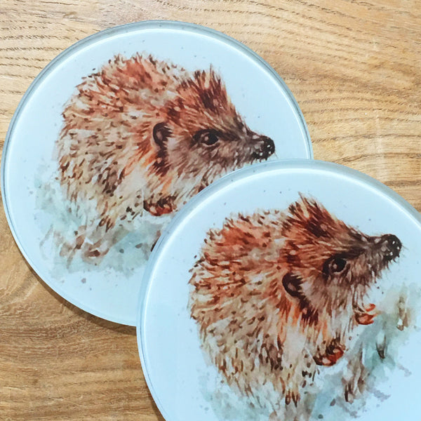 Glass Coaster - Little Hedgehog