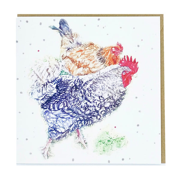 Greetings Card - Hens Ahoy
