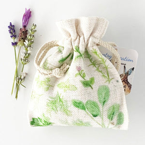 Cream Lavender Bag - Herb Garden