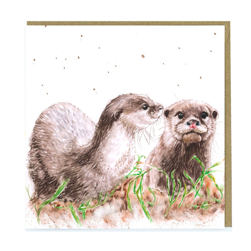 Greetings Card - Otter Tales