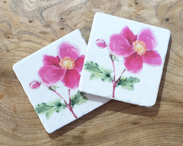 Marble Coaster - Pink Mallow