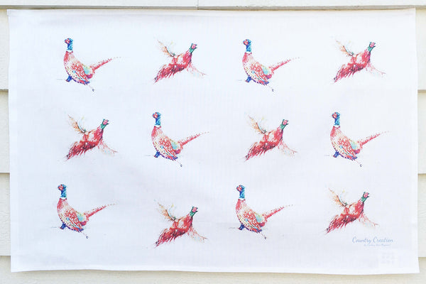 Tea Towel - Pheasants