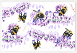 Ceramic Placemat - A Study in Bee