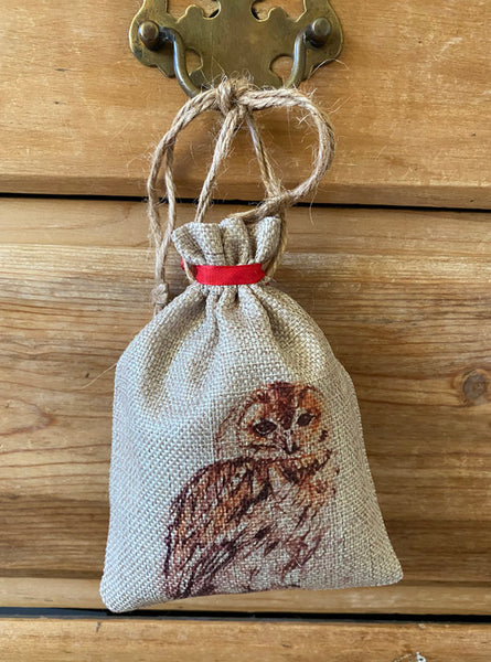 Natural Lavender Bag - Tawny Owl