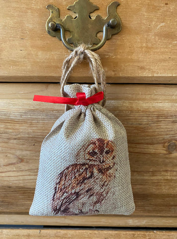 Natural Lavender Bag - Tawny Owl