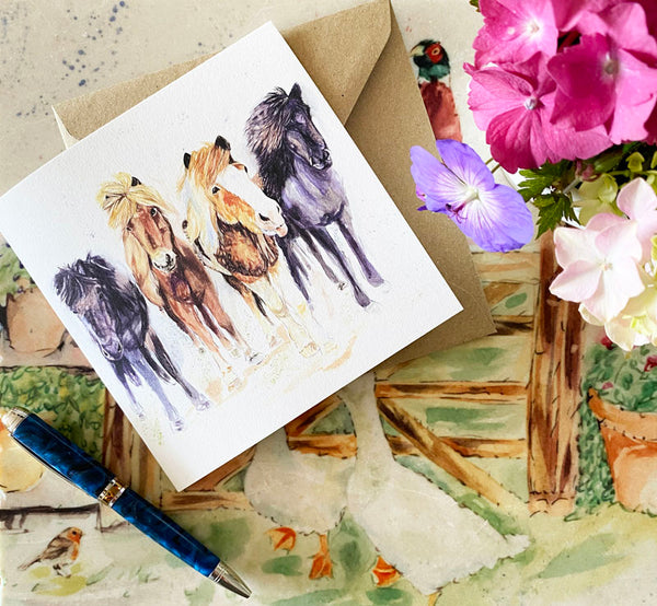 Greetings Card - The Pony Club