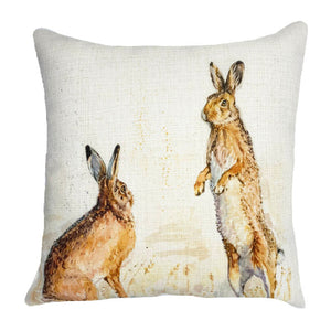 Cushion - Harvest Hares